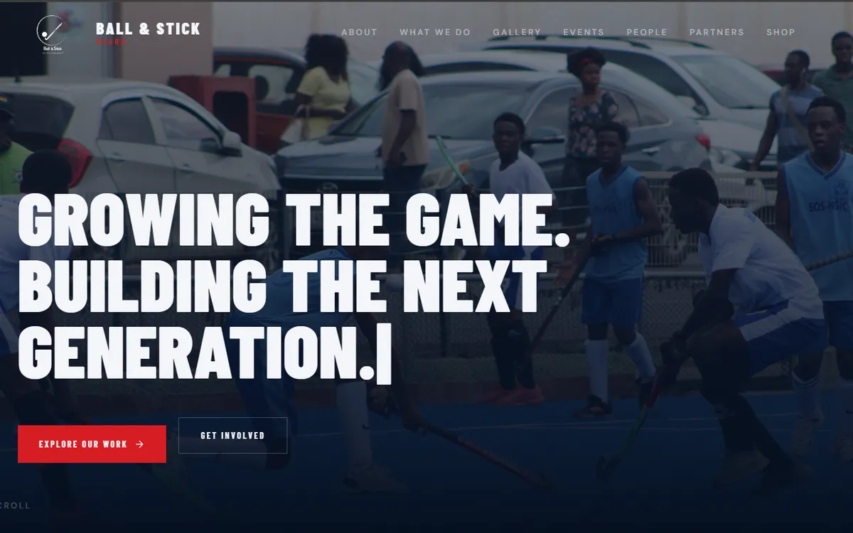 Homepage of Ball & Stick
